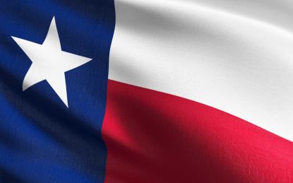 picture of Texas flag for Texas state tax